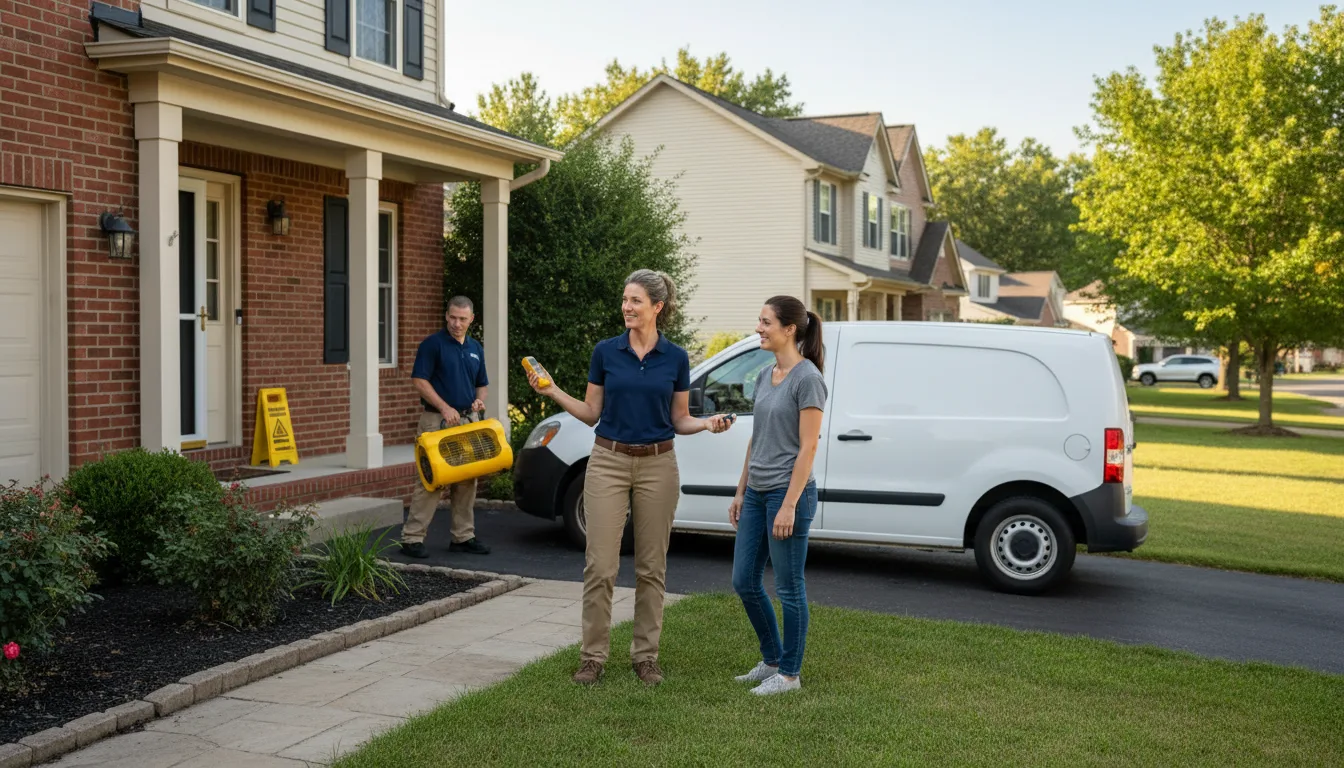 Residential water damage restoration in Belgrade, NE